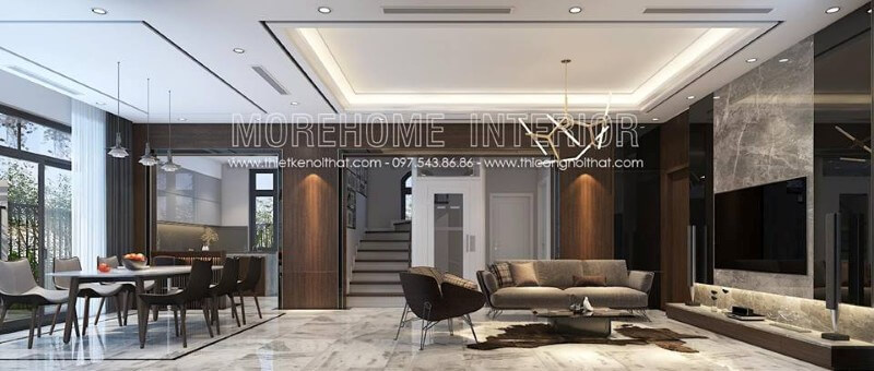 Mẫu thiết kế nội thất biệt thự Vinhomes Imperia Hải Phòng hiện đại đầy ấn tượng Mẫu nội thất biệt thự đẹp