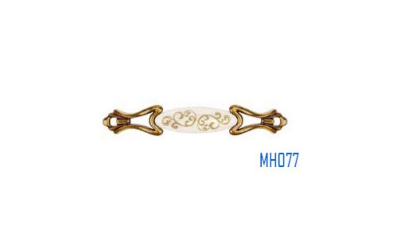 Tay nắm sứ màu đồng đỏ cao cấp đường nét tinh tế thu hút sự chú ý thẩm mỹ cao