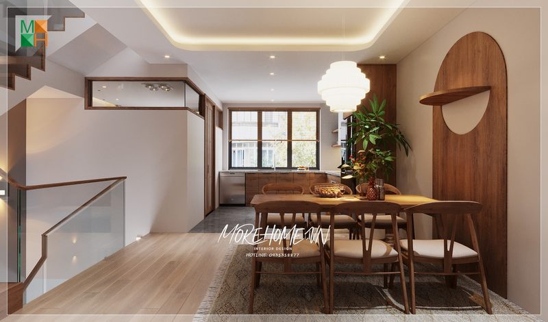 Bộ bàn ăn 6 ghế gỗ tự nhiên có đệm đương đại là nơi các thành viên trong gia đình xum họp cùng nhau thưởng thức những món ăn ngon đầy yêu thương