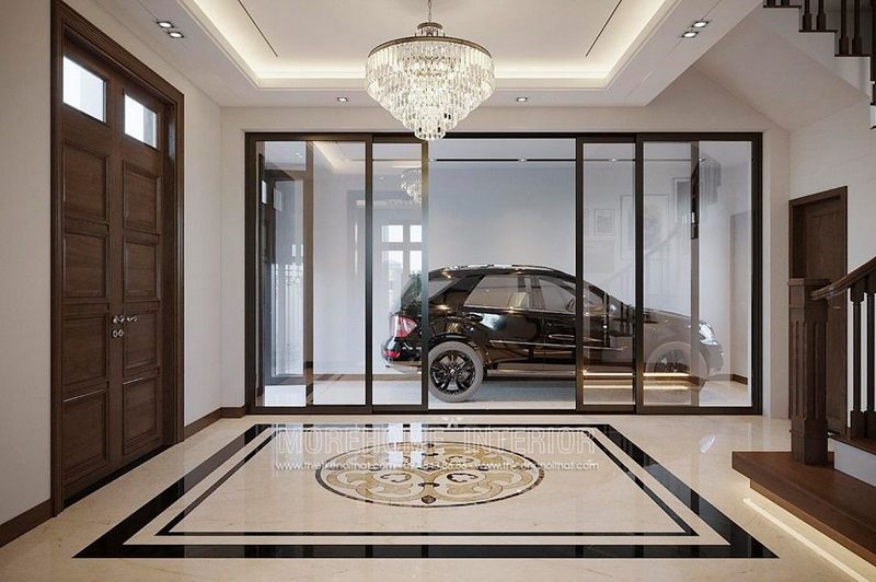 Hoa văn được sử dụng để trang trí không gian, tạo nên một cảnh ấn tượng và thẩm mỹ.